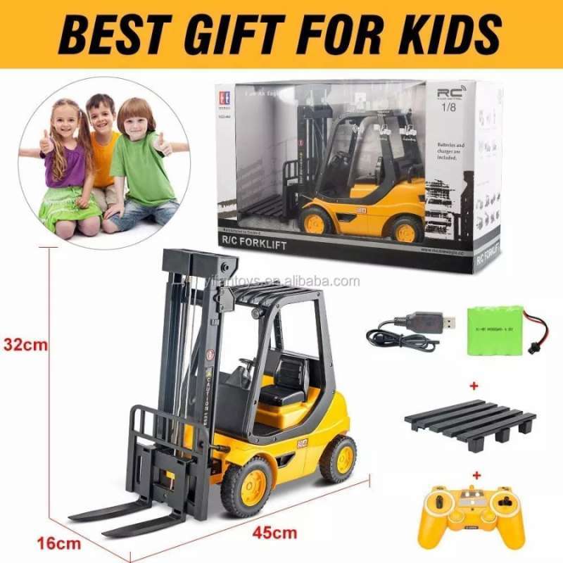 Rc Telehandler Promo Double E RC Forklift 1/8 Scale 2.4Ghz E521-003 Diskon 20% di ...