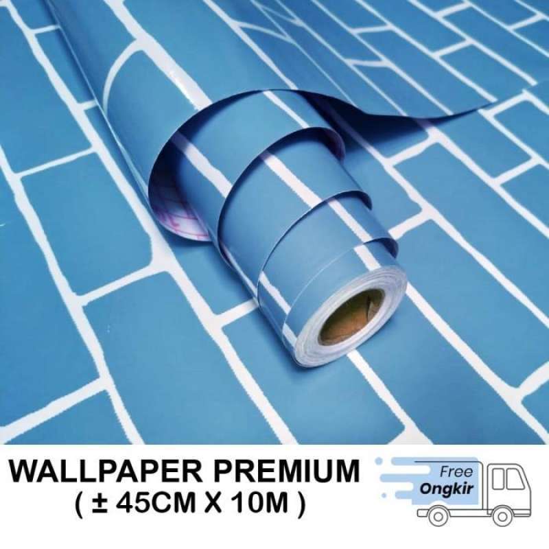 Jual STICKER KAMAR WALLPAPER DINDING 3D MOTIF BATA 10M X 45CM di Seller
