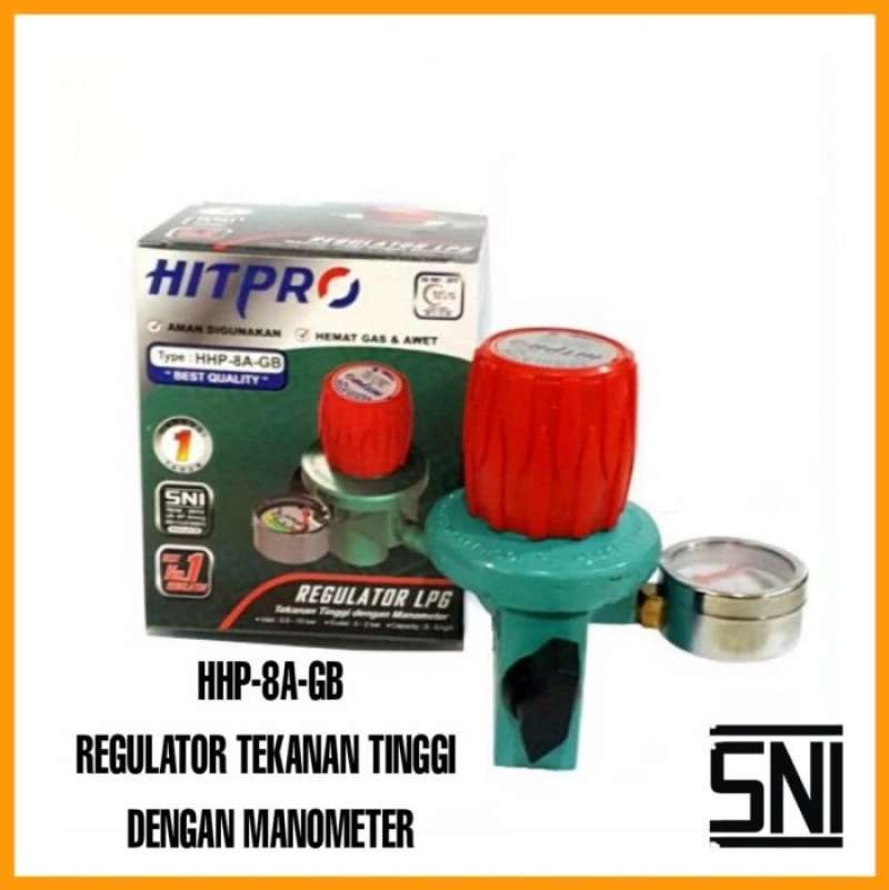 Jual Regulator Gas HITPRO Tekanan Tinggi HHP8AGB TERJAMIN di Seller