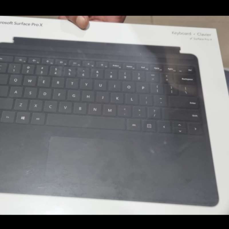 Promo Microsoft Surface Pro X Keyboard Type Cover Black Not Slot