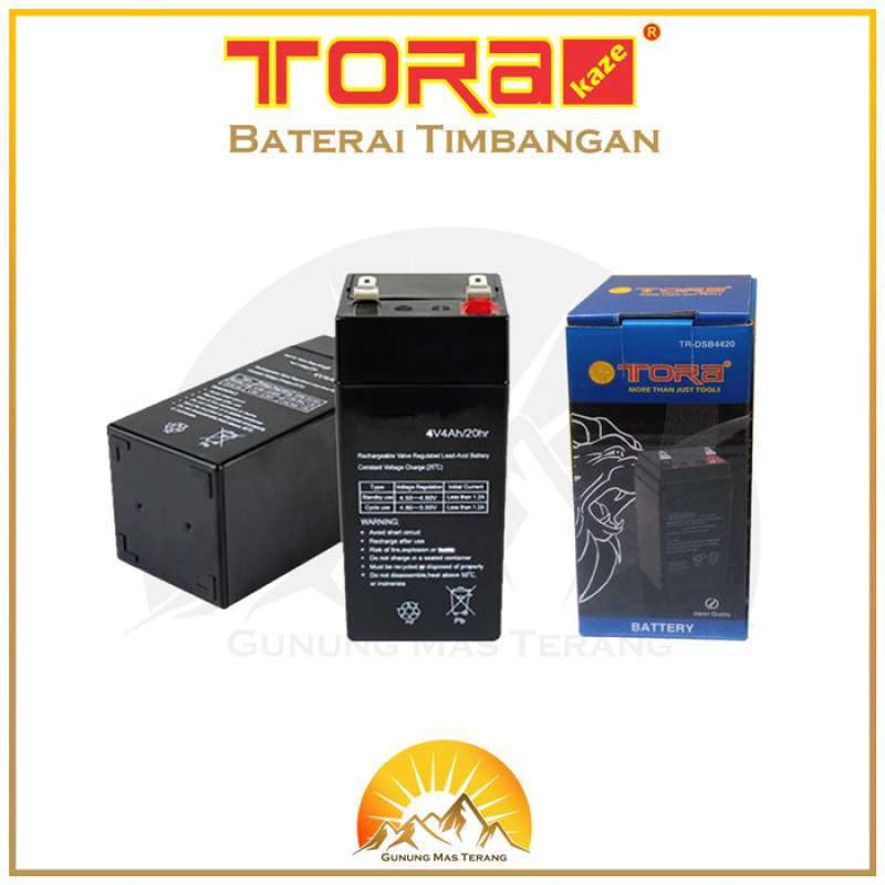 Promo Tora Baterai Timbangan Digital Scale Battery Original 4 Volt