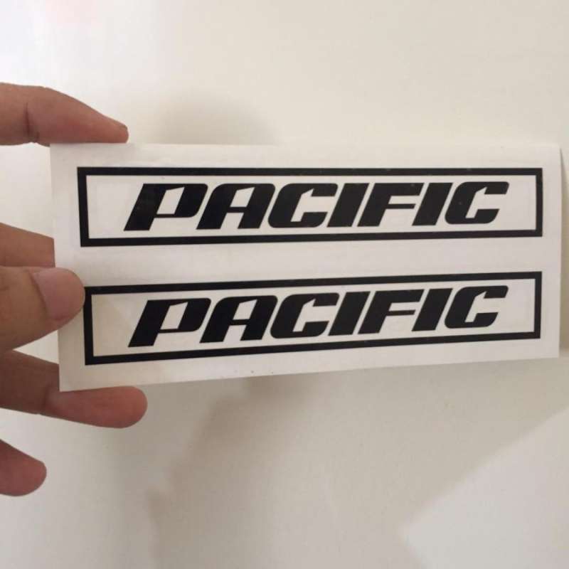 Jual CUTTING STICKER FRAME SEPEDA PACIFIC LOGO KOTAK di Seller Three ...