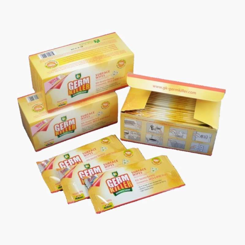 Jual Mr Mckenic Germ Killer Disinfectant Surface Wipes 1 pcs/sachet