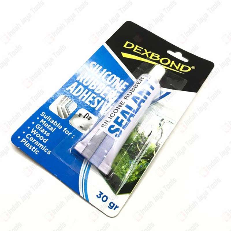 Jual Dexbond Silicone Rubber 30 Gram - Lem Kaca Sealant Bening Aquarium ...