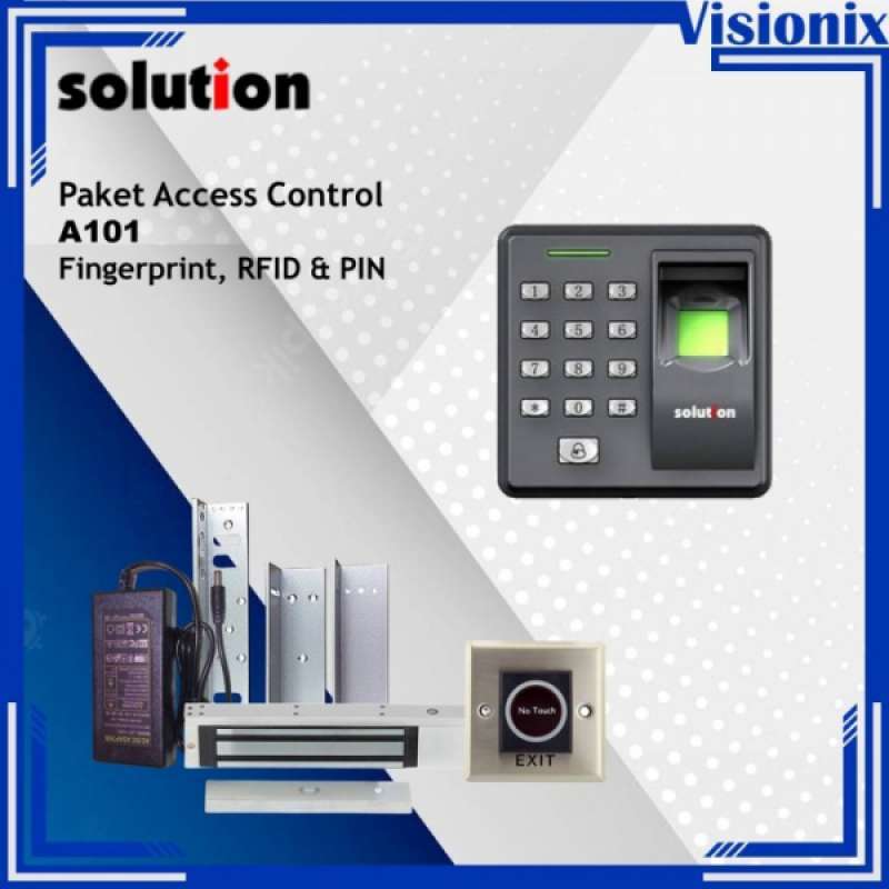 Jual Paket Access Door Solution A101 Fingerprint Rfid Access Control di
