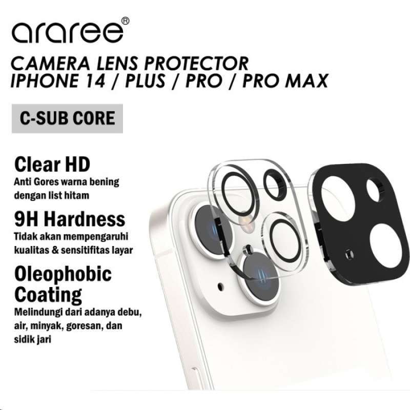 Jual Anti Gores Lensa Camera iPhone 14 Pro Max Plus ARAREE Clear HD 9H