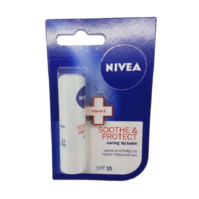 Jual Nivea Soothe and Protect Lip Balm Putih di Seller