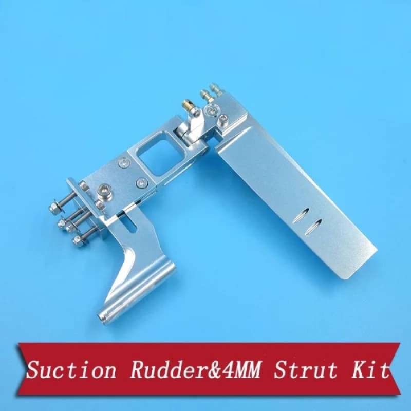 Promo Rc Boat Rudder Aluminum CNC 110mm Rudder+4mm Shaft Strut Kit Assembly Diskon 26 di Seller