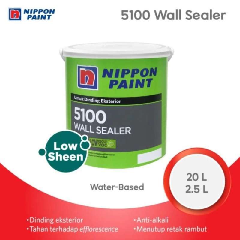 Jual Wall Sealer / Cat Dasar Nippon Paint 5100 2.5 Liter di Seller MEI LIGHT Bulakan, Kota