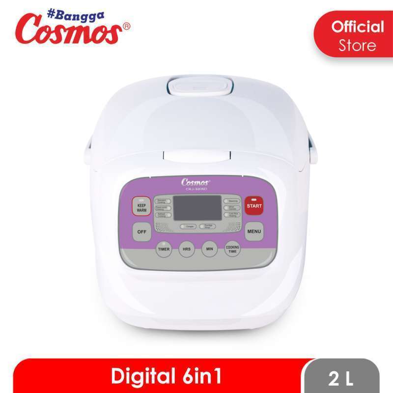 Jual COSMOS CRJ3205D Digital Rice Cooker Fuzzy Logic [2 L] di Seller