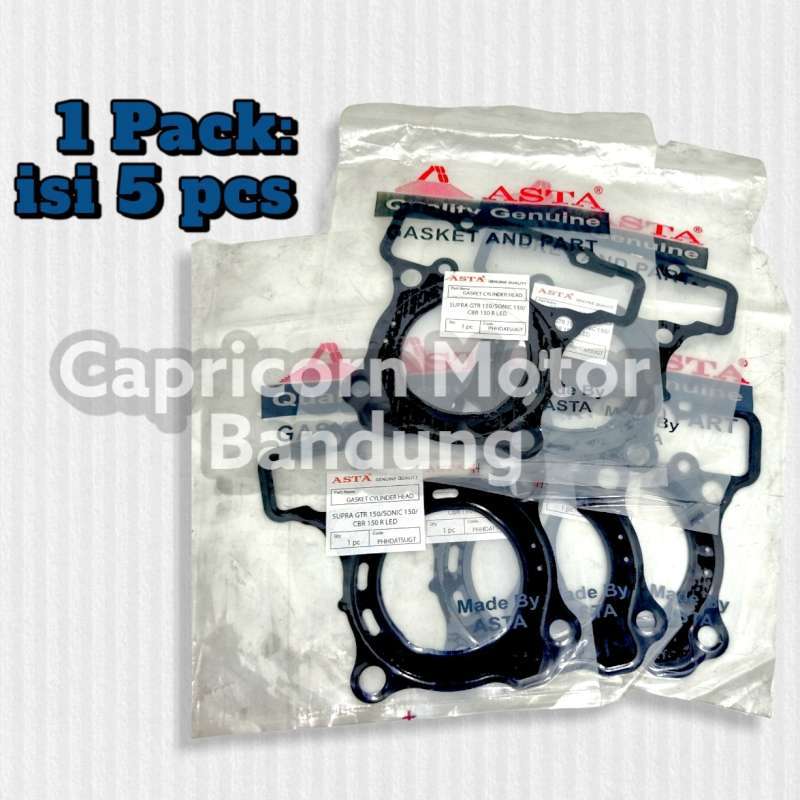 Jual PAKING GASKET CYLINDER HEAD ATAS SONIC 150 FI CB150R LED CB 150 R LED SUPRA GTR ASTA ISI 5