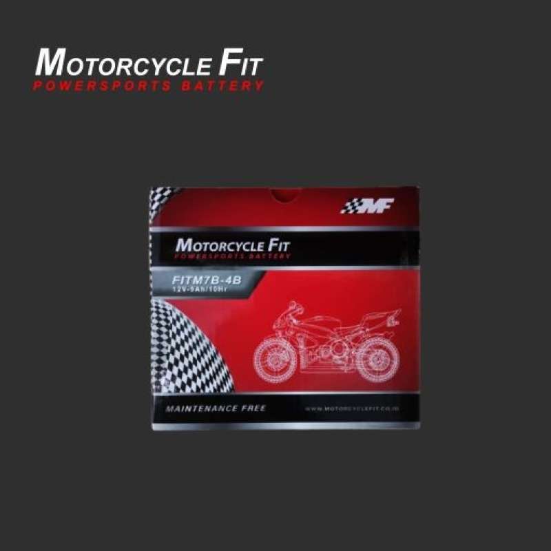 Jual Aki Motor Honda TIGER Accu MF GM7B-4B Aki Kering MF FITM7B-4B di