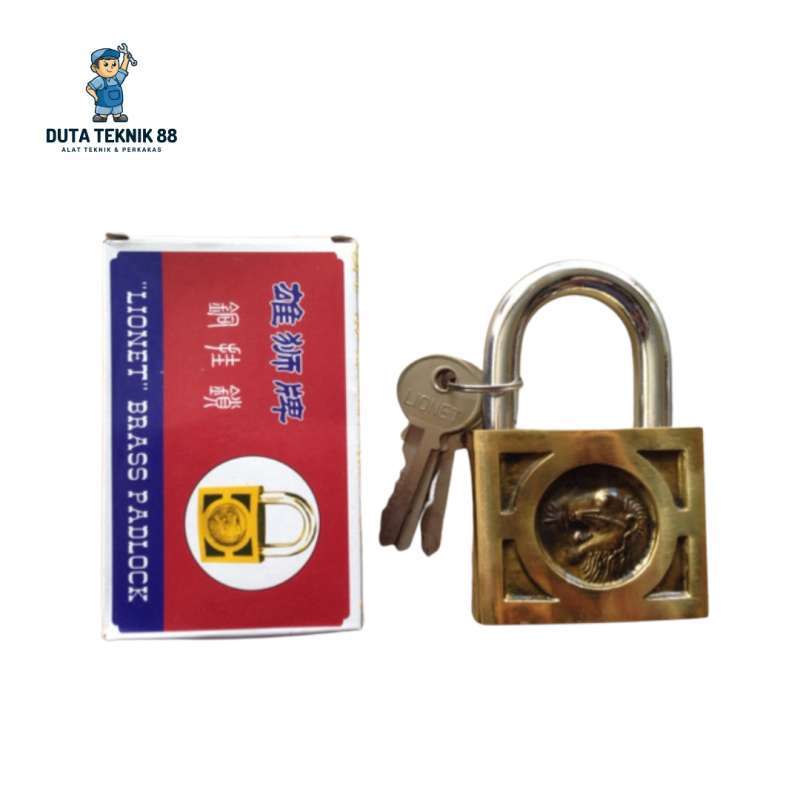 Jual Lionet Gembok Pintu Ruko Toko Mobil Box 60mm Anti Maling / Anti ...