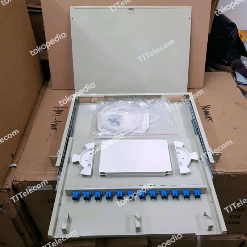 Jual otb rack 12 core Sc UPC adaptor saja model PAZ di Seller NEW ...