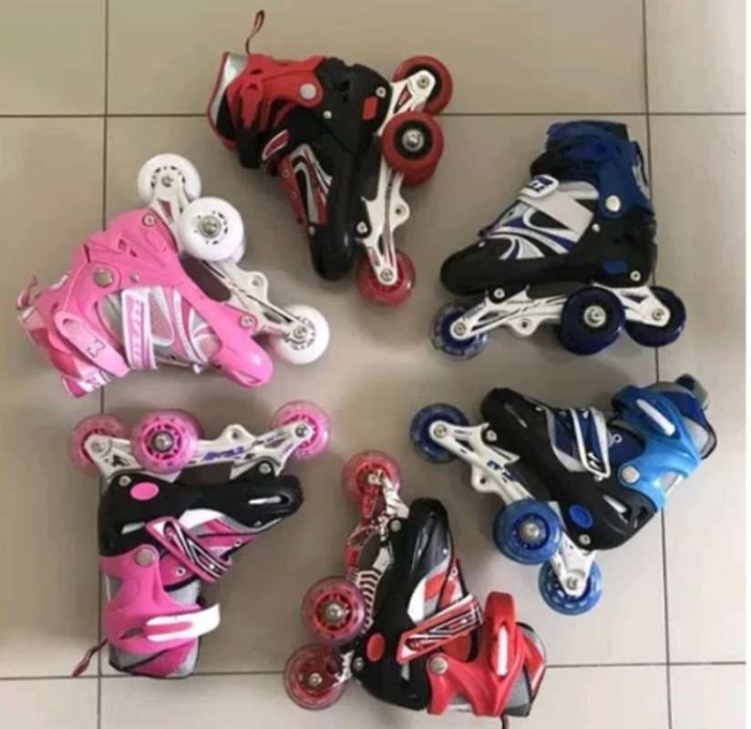 Promo SEPATU RODA ANAK BISA MOTIF BAJAJ free DECKER Diskon 31% di