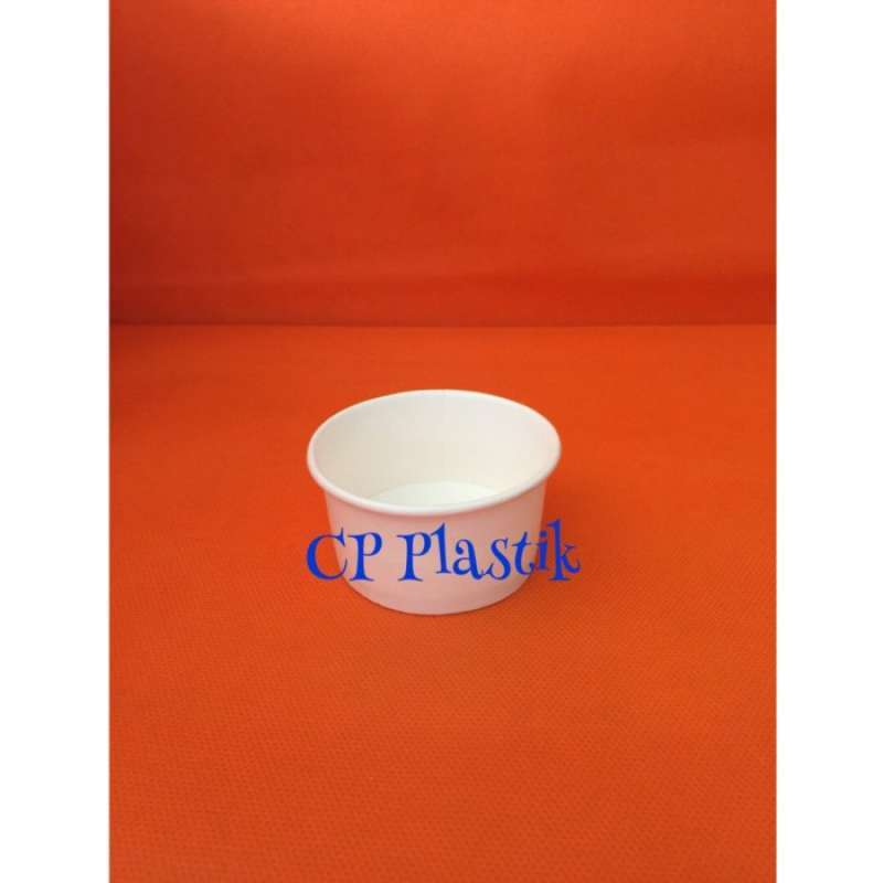 Promo Gojek Only! Grosir Paper Cup Ice Cream Gelas Kertas Ice Cream 2 Oz Diskon 17 di Seller