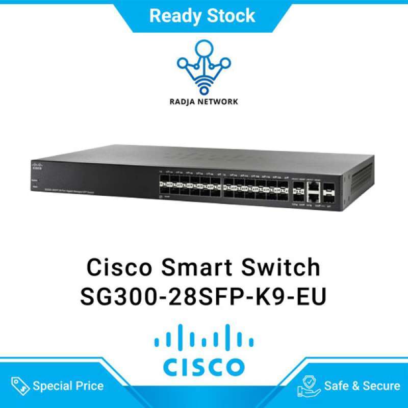 Jual Cisco SG30028SFPK9EU 28port Gigabit SFP Managed Switch di