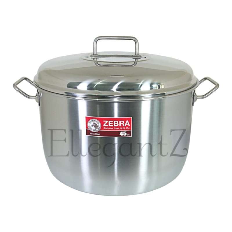 Promo 161045 PANCI ZEBRA 45 cm / Stock Pot Zebra 45 cm Thailand Diskon