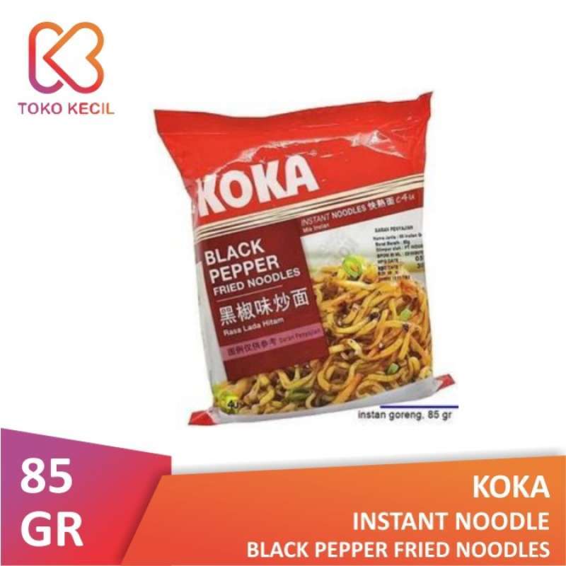 Jual Koka Instant Noodle Black Pepper 85gr Di Seller Toko Kecil
