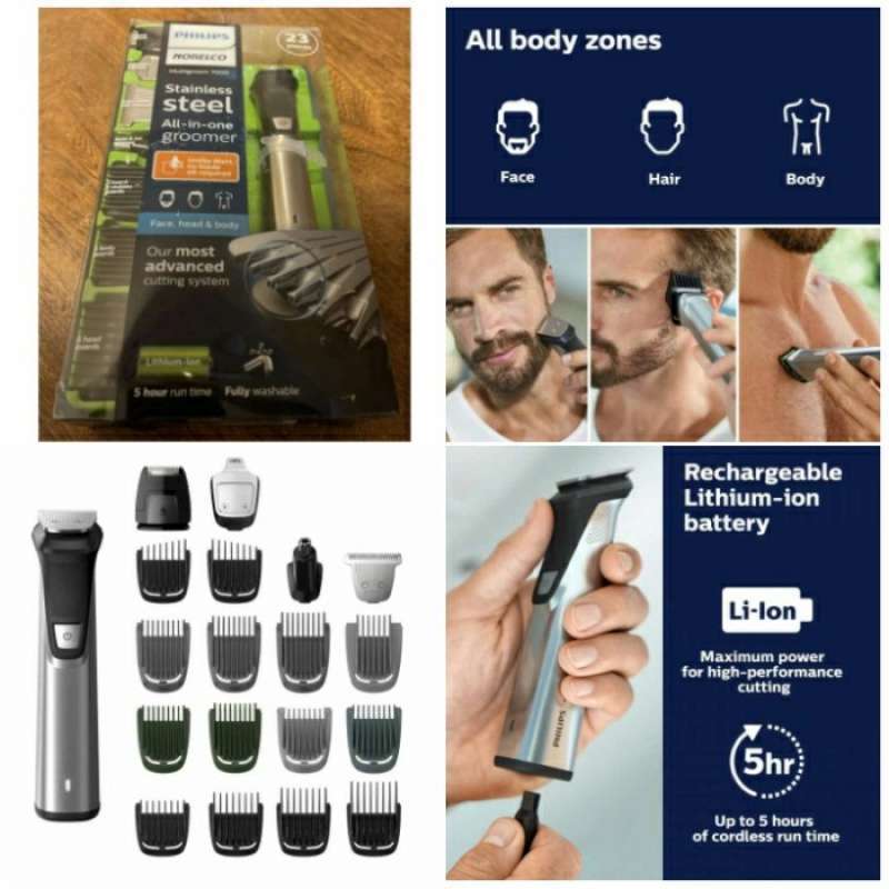 Jual Philips Norelco Mg7750 Multigroom 7000 Alat Cukur Elektrik 23