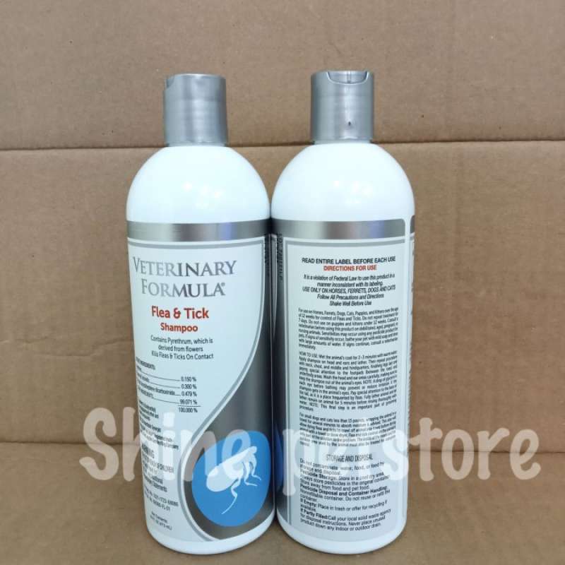 Promo Veterinary Formula Flea & Tick Shampoo For Dog & Cat 473ml Diskon
