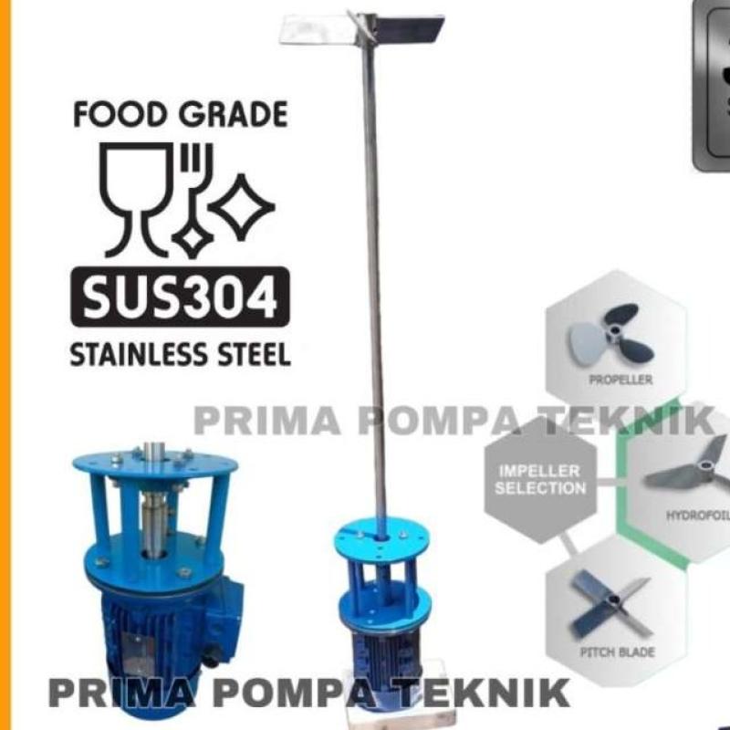 Jual Agitator Mixer Kimia SS304 18.5KW 25HP 2940RPM 3Ph 2 Pole Mixer ...