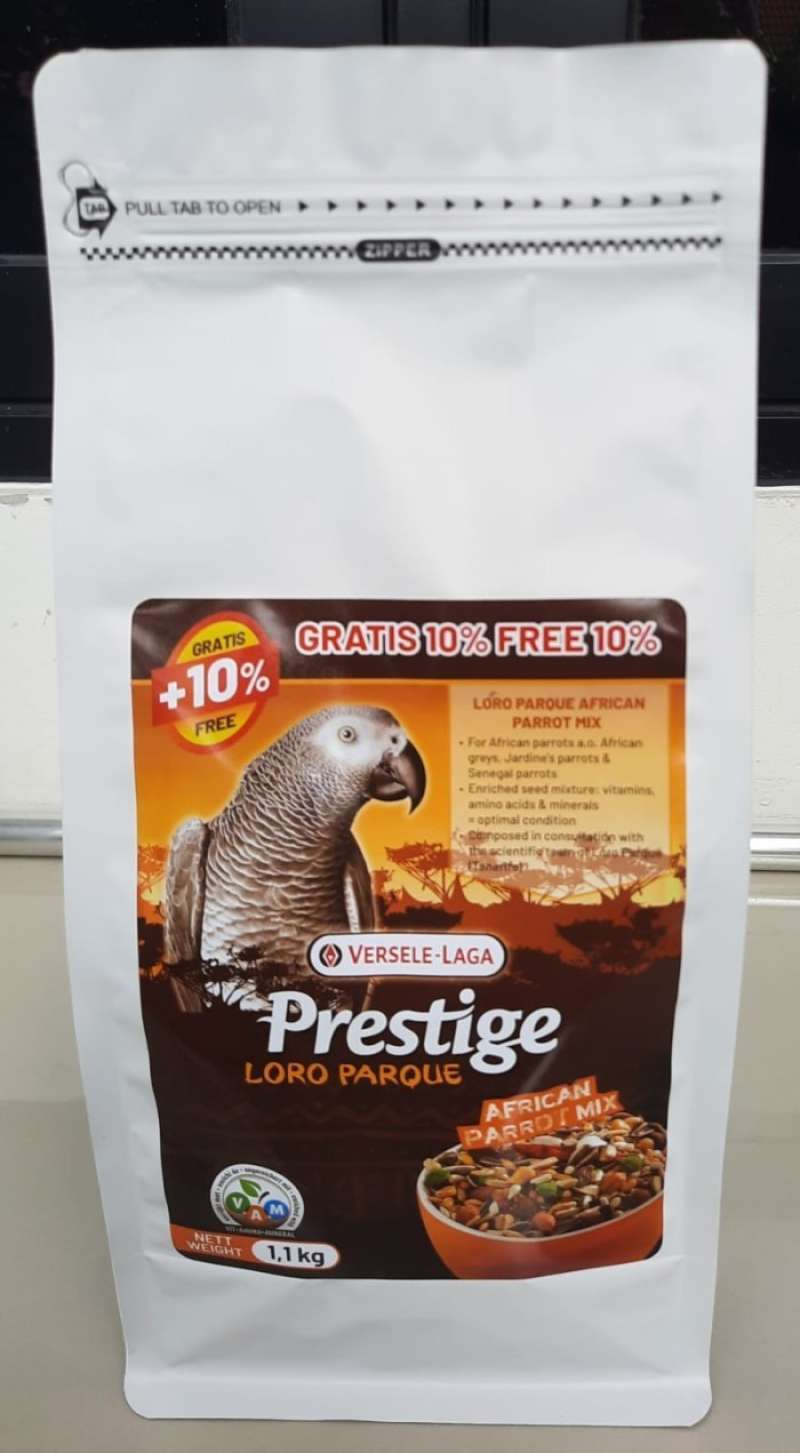 Tropican Parrot Food Versele Laga Prestige Premiun African Loro