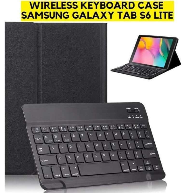 Promo Free Ongkir Samsung Tab S6 Lite P615 Wireless Keyboard Flip Book
