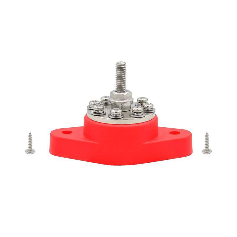 Red Bar Block Promo Power Distribution Block Bus Bar 8 Terminal Block for Truck rv ...