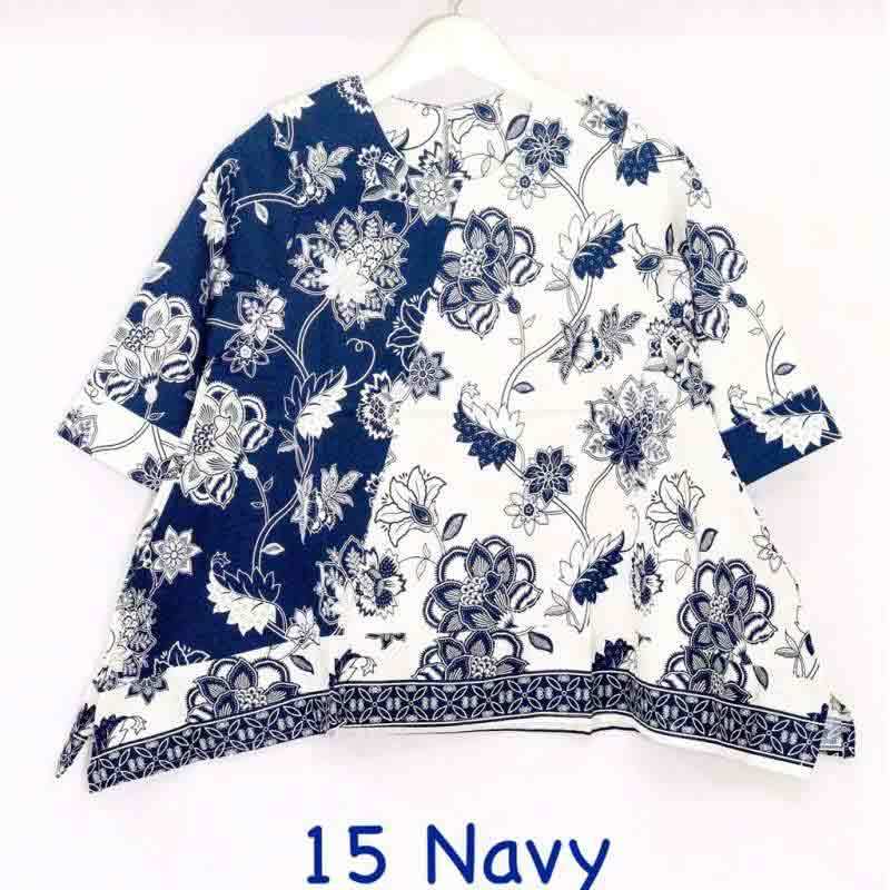 Model Batik Asimetris : Baju Tunik Wanita Rasti Asimetris ...