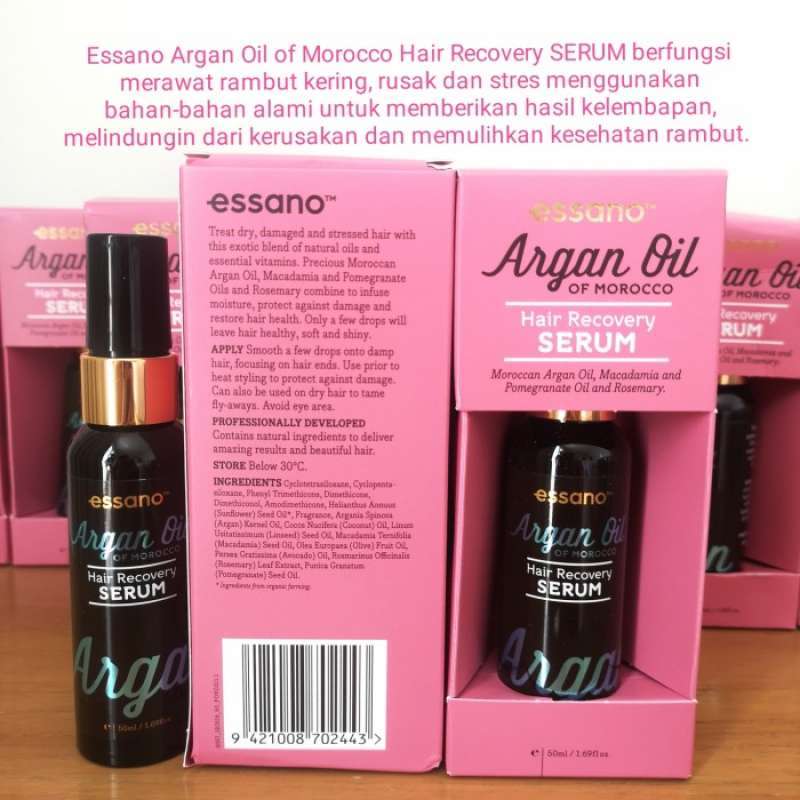 Jual essano Argan Oil of Morocco Hair Recovery SERUM 50mL / 1.69fl oz
