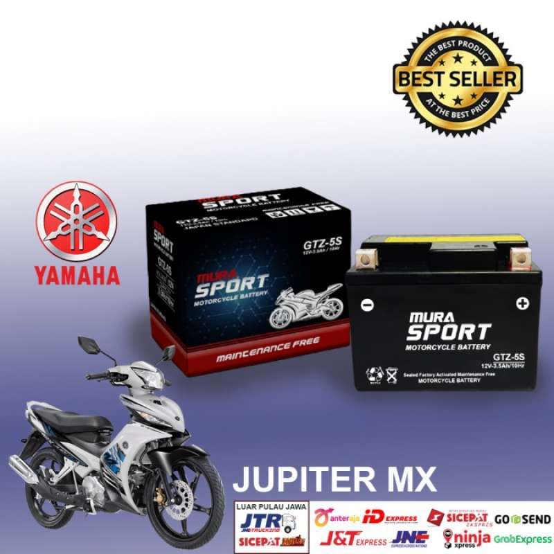 Jual Aki Motor Yamaha Jupiter Mx Mura Sport Gtz5s Original Tahan Lama