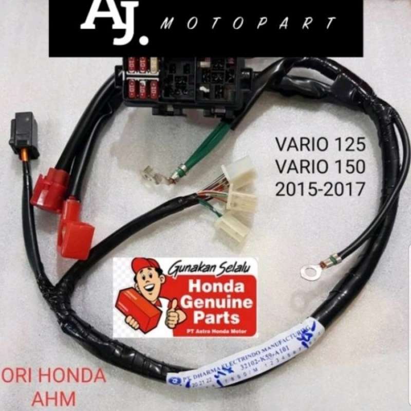 Jual Kabel Baterai Bagian Aki Sub Harnesss Baterai Vario 125 150 Led