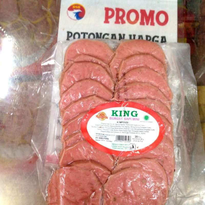 Jual King Burger Mini Isi 20 Halal Di Seller Rsb Frozen Food Dago