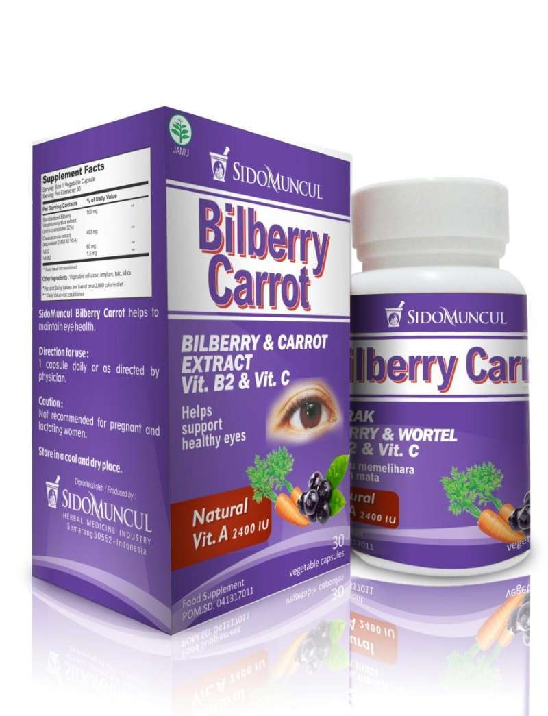 Jual Bilberry Carrot Solusi Untuk Mata Minus, Rabun, Katarak,