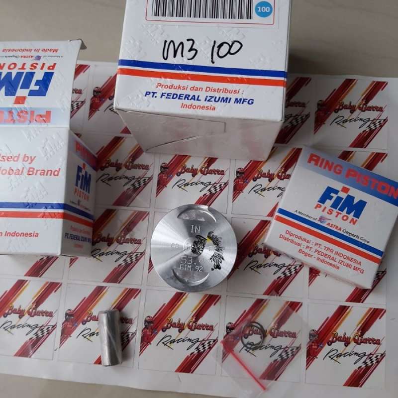 Promo PISTON KIT FIM 92 IZUMI RACING MIO M3 Z S SOUL GT X RIDE FINO 125