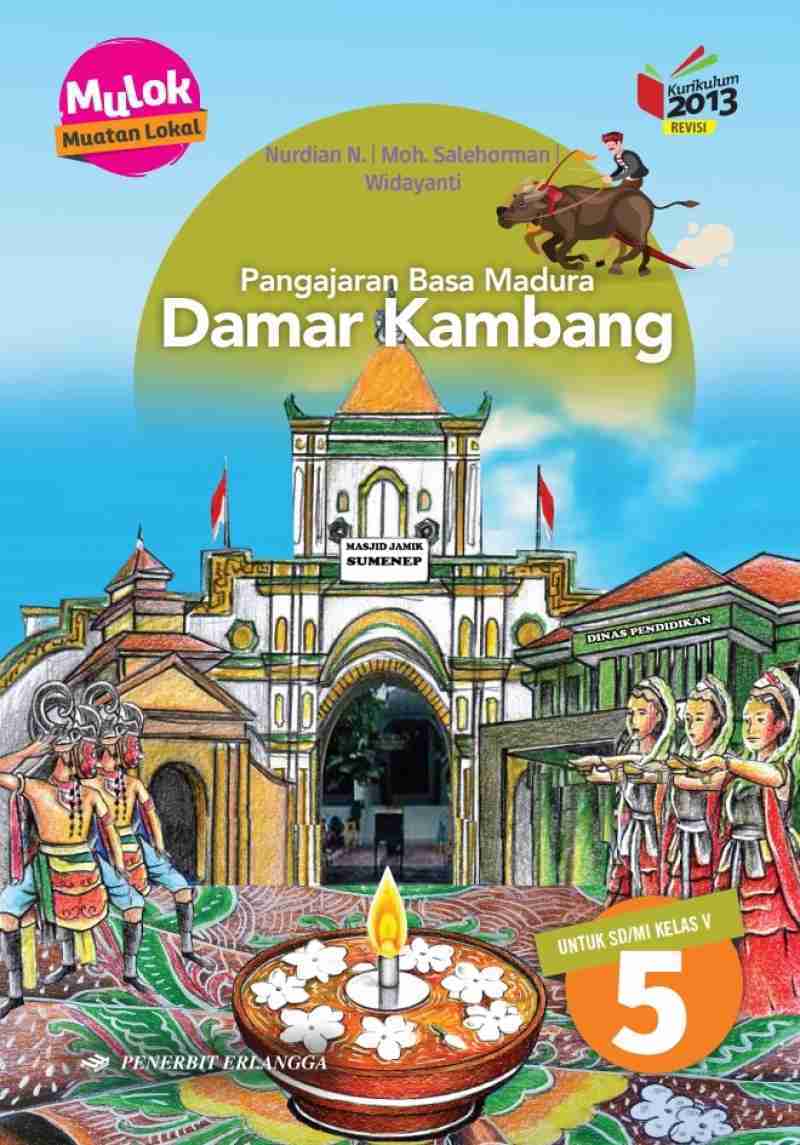 Jual PANGAJARAN BASA MADURA DAMAR KAMBANG SD/MI KLS.5/K13N di Seller