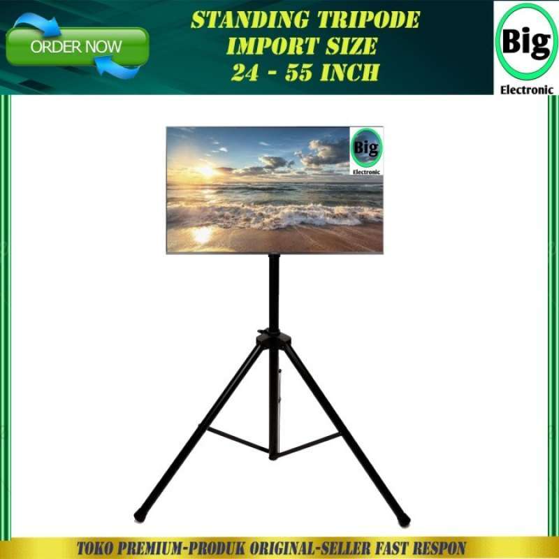 Jual Bracket Tv Tripod / Stand Tv Tripod High Quality 24 55 Inch Di