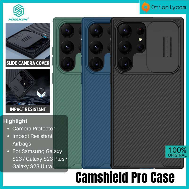 Jual Case Samsung Galaxy S23 / S23 Plus / S23 Ultra NILLKIN CamShield Pro Slide Camera Cover