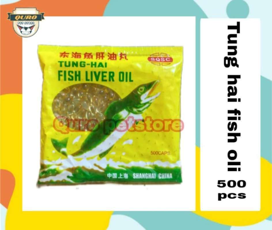 Jual Tung Hai Fish Oil Minyak Ikan Vitamin Kucing, Kelinci,Dll Isi
