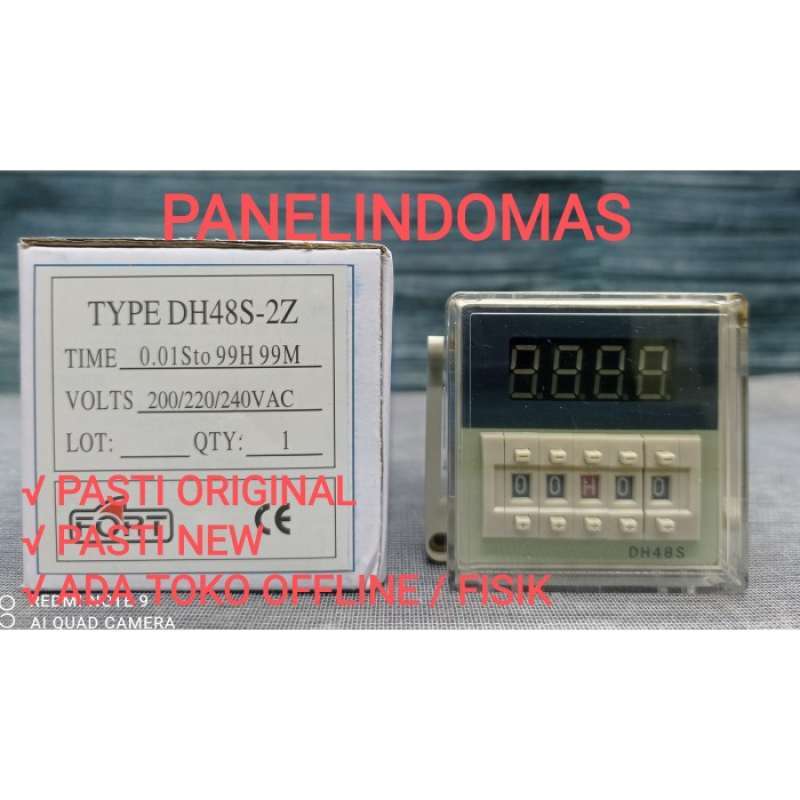Promo TIMER DIGITAL DH48S-2Z 200-240VAC MERK FORT Diskon 23% di Seller ...