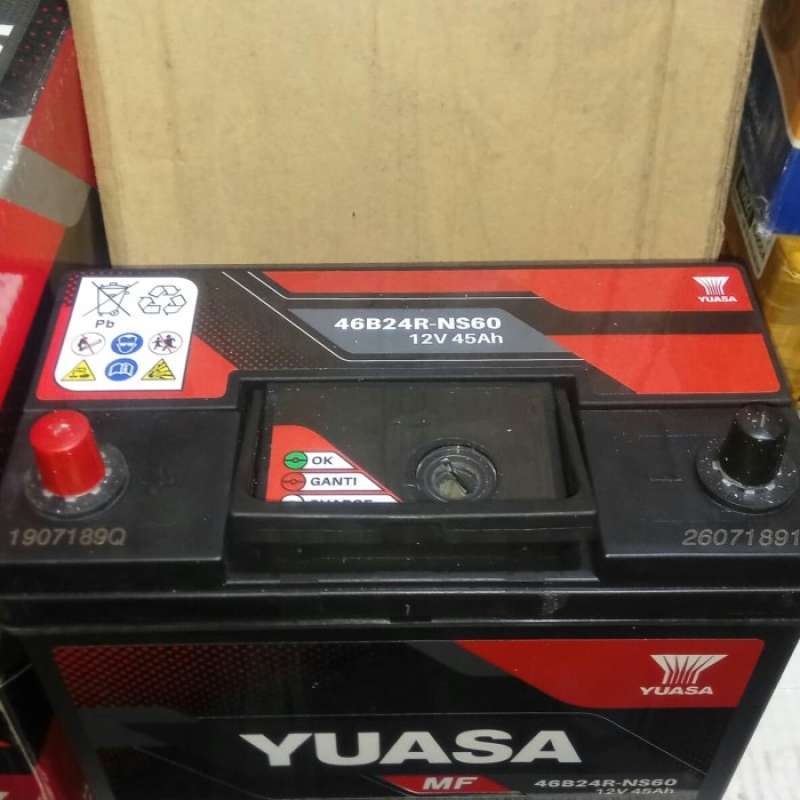 Jual Recommend Aki Accu Yuasa Ns60 Kering Mf 12V 45Ah Amper di Seller