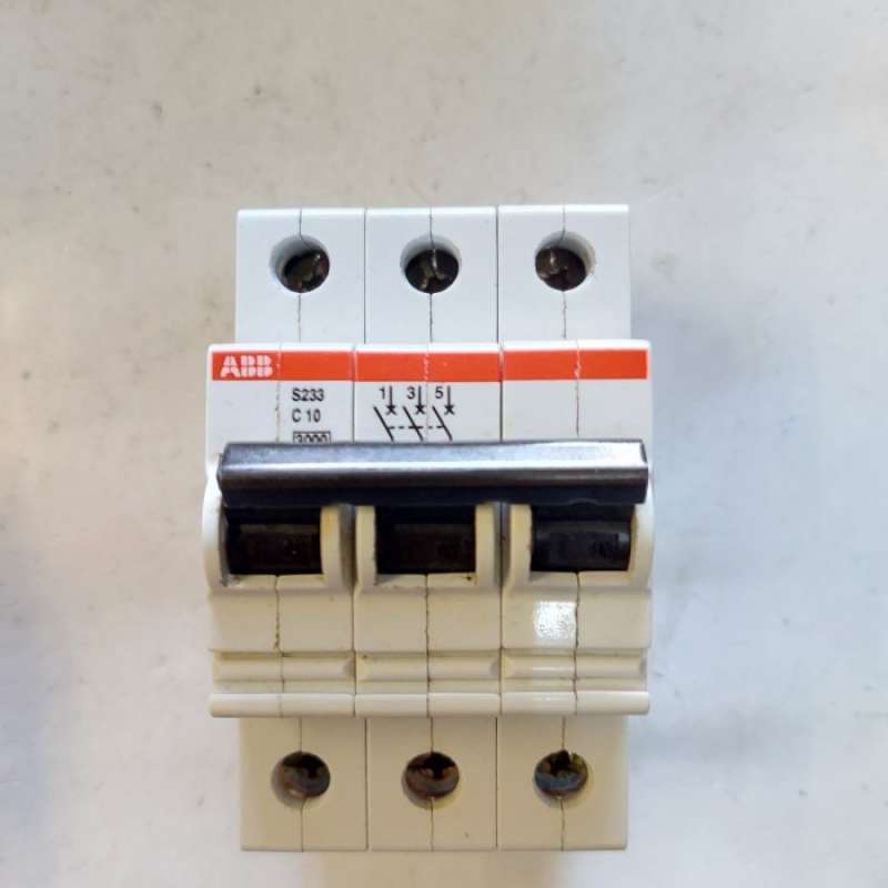 Promo Abb Mcb S233 3p 10a 3ka 400v Diskon 23% Di Seller Kamijaya Store ...