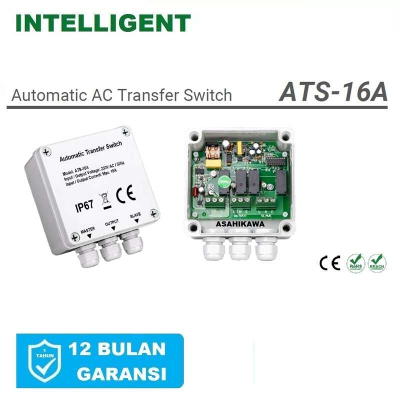 Jual Intelligent Mains Switching/mains Priority Circuit 16a 220v Automatic Ac Transfer Switch