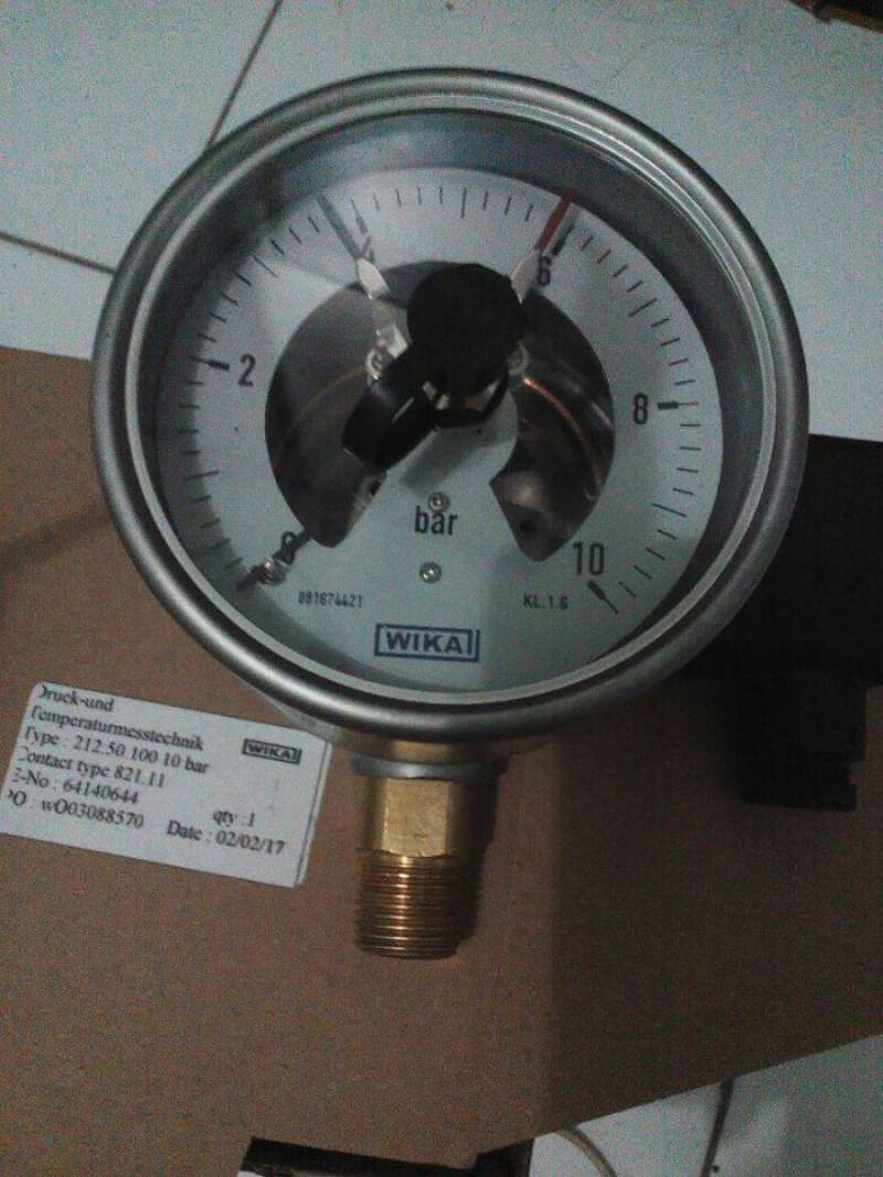 Jual Pressure Gauge Switch / Concact Wika Original Di Seller Berkah