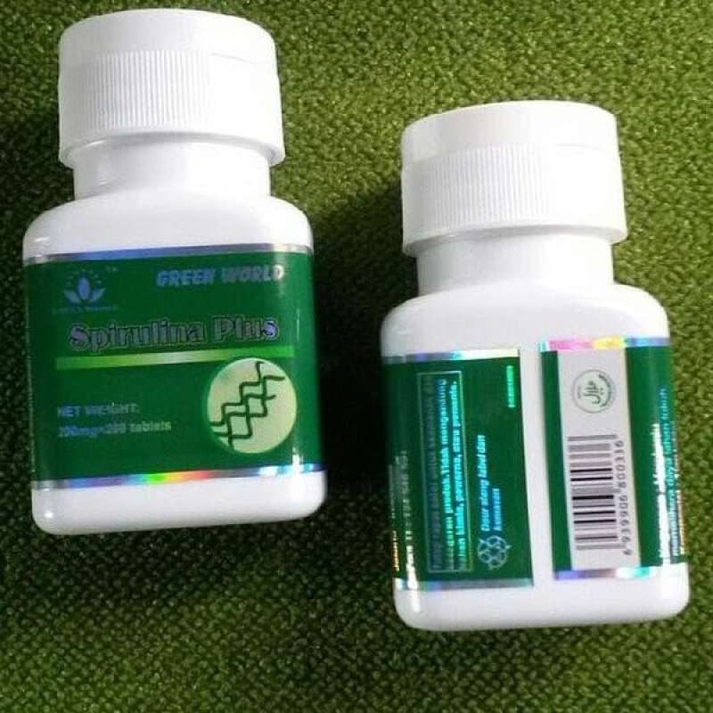 Promo Spirulina Plus Tablet Green World/Obat Gemuk/ Penambah Berat