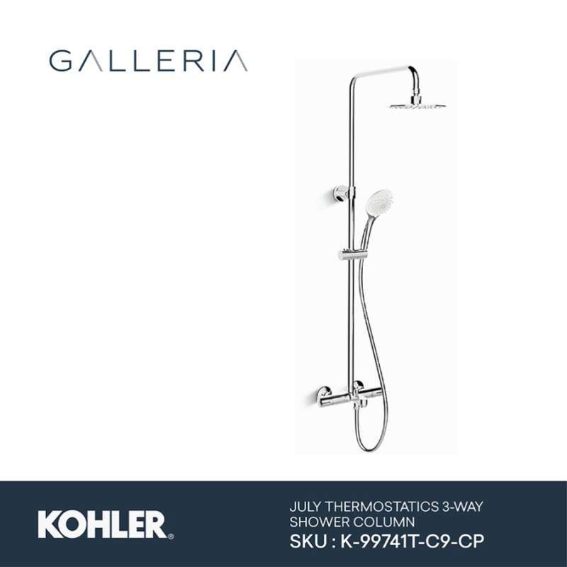 Promo Kohler July Thermostatics 3 Way Shower Column K99741tc9cp