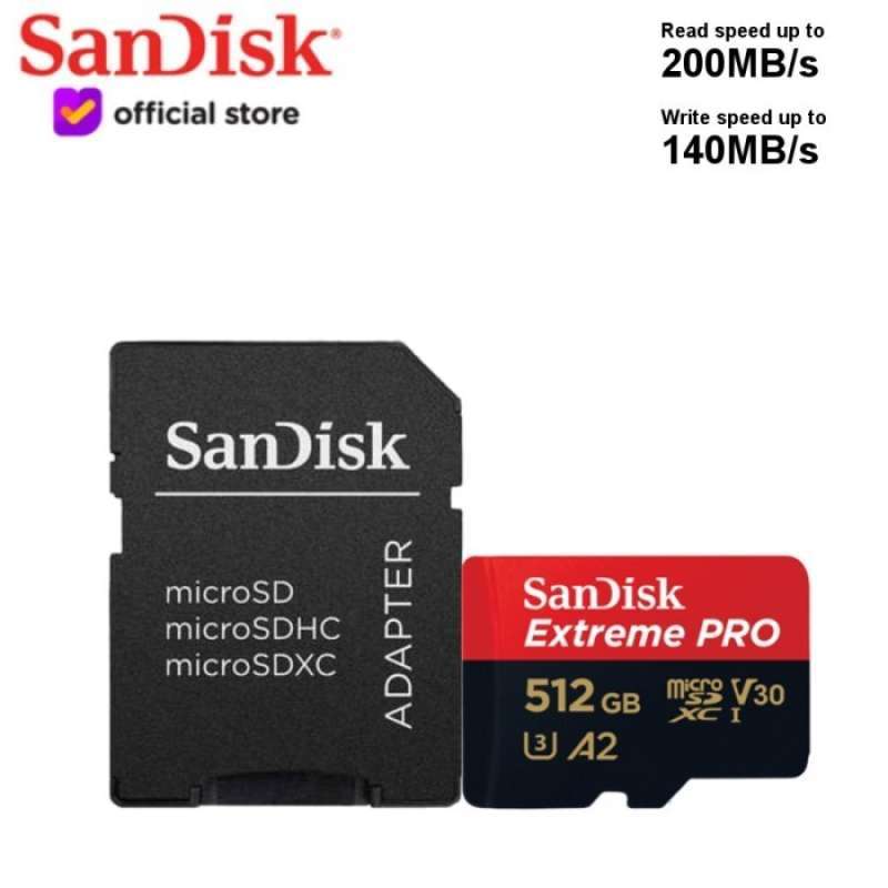 SANDISK Extreme Pro MicroSD/SD - 200MB/s - 2TB | Auf Lager | Günstig