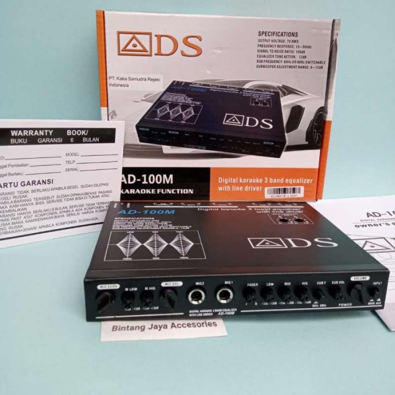 Promo Parametrik Equalizer Pre Amp Ads Ad-100M Diskon 35% di Seller THE ...