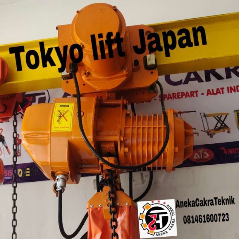 Promo Electric Chain Hoist 3 Ton X 6 Meter 380V (plus Trolly)TOKYO LIFT